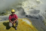 Sophie sur White Island