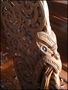 La proue d'un Waka (pirogue maorie)