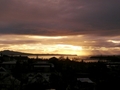 Couche de soleil un soir d'hiver