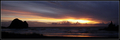 Coucher de soleil à Piha...