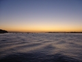Devonport Wharf looking out toward Waiheke @ 7am