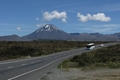 Le volcan Ngauruhoe vu depuis la Desert Road (SH1)