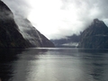 Milford Sound par mauvais temps