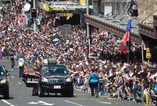 La parade des Blacks, Auckland 24 octobre 2011