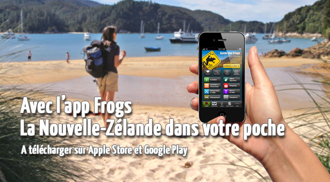 L'app Frogs, la Nouvelle-Zélande dans votre poche