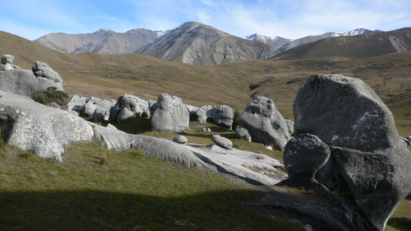 Castle Hill, sur la route d'Arthur's Pass
