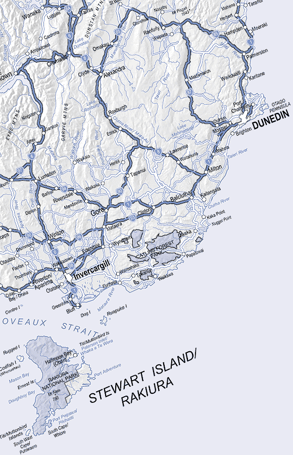 map Southland