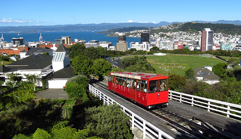 Wellington depuis cable car