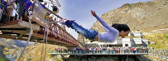 Activités sports extremes en Nouvelle-Zélande