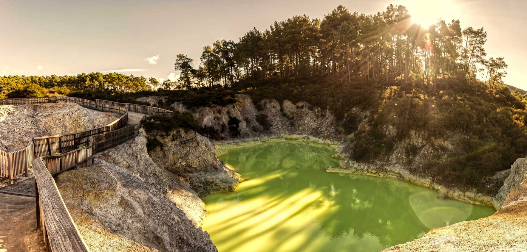 Balade rotorua Sulphur bay