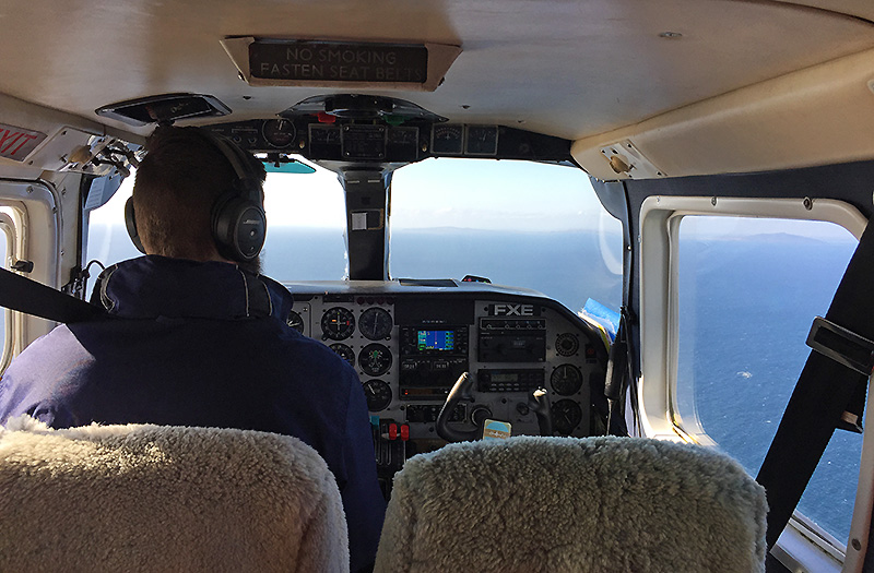 Stewart Island par avion