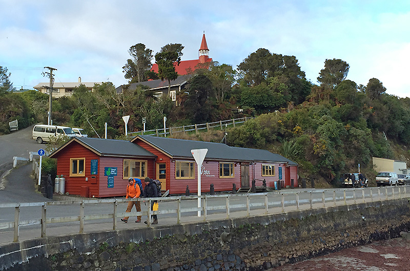 Le port d'Oban à Stewart Island