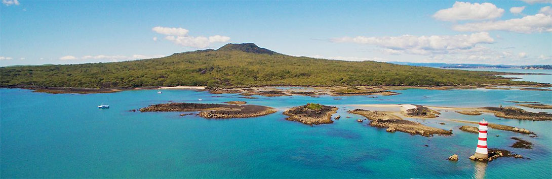Rangitoto depuis la mer