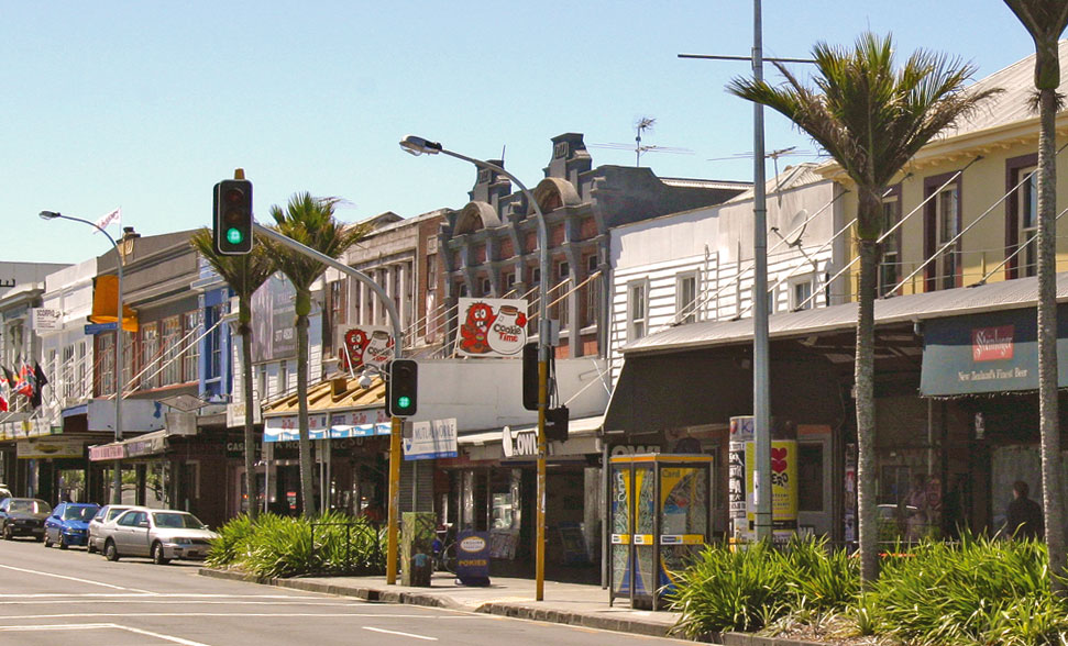 Quartiers d'Auckland