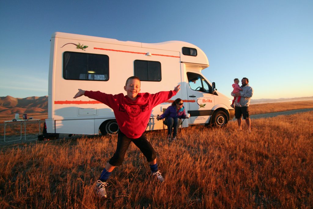famille voyage camping-car nouvelle-zélande