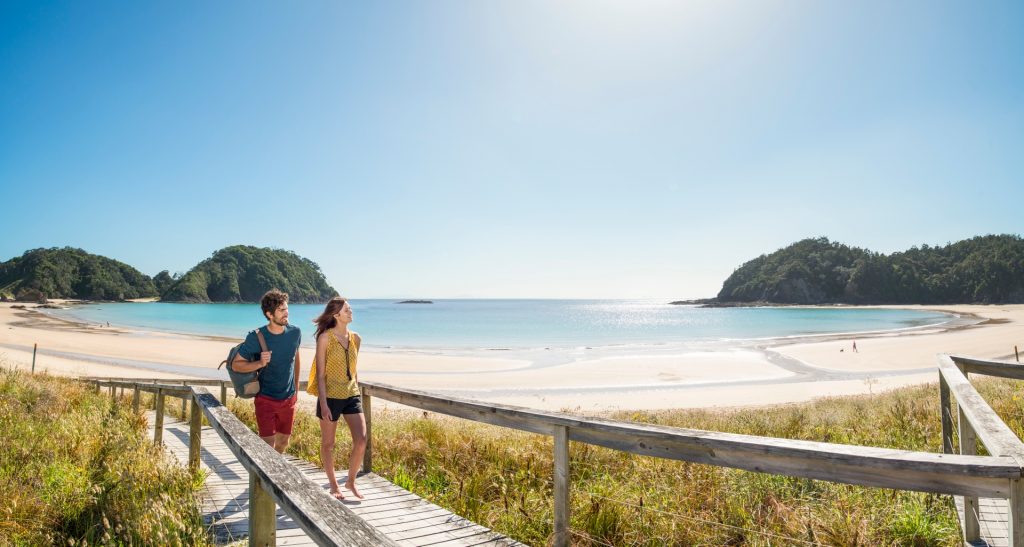 Plage de matapouri nouvelle-zélande