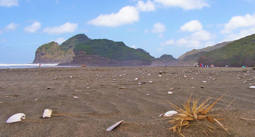 Plage de Bethells Te Henga cote ouest nouvelle zelande 