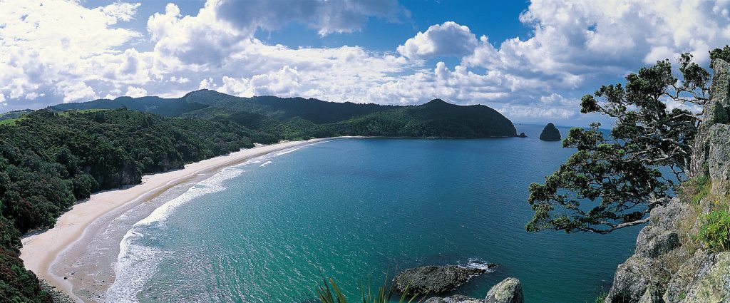 Plage de New Chums  coromandel ile du nord nouvelle zelande belle plage 