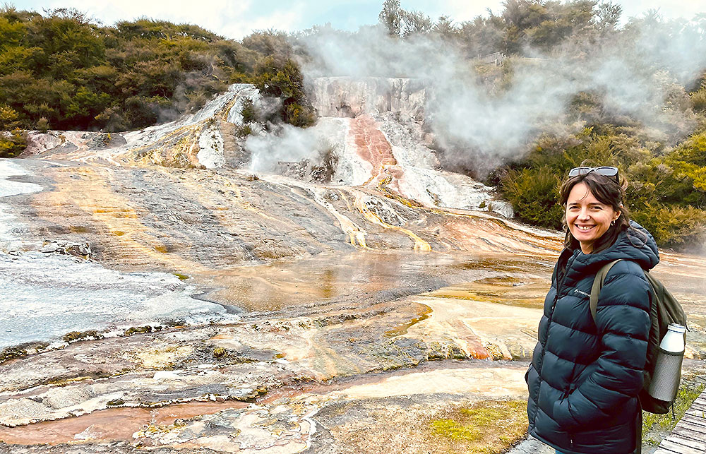 Orakei Korako en Nouvelle-Zélande