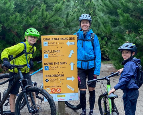 Whakarewarewa forest vtt balade velo