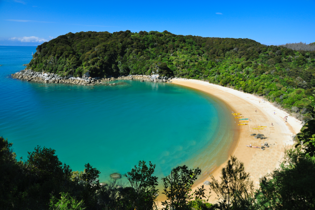 Great walk -  randonnee nouvelle-zelande - abel tasman coast track - nelson - motueka - marahau totaranui - Wainui 