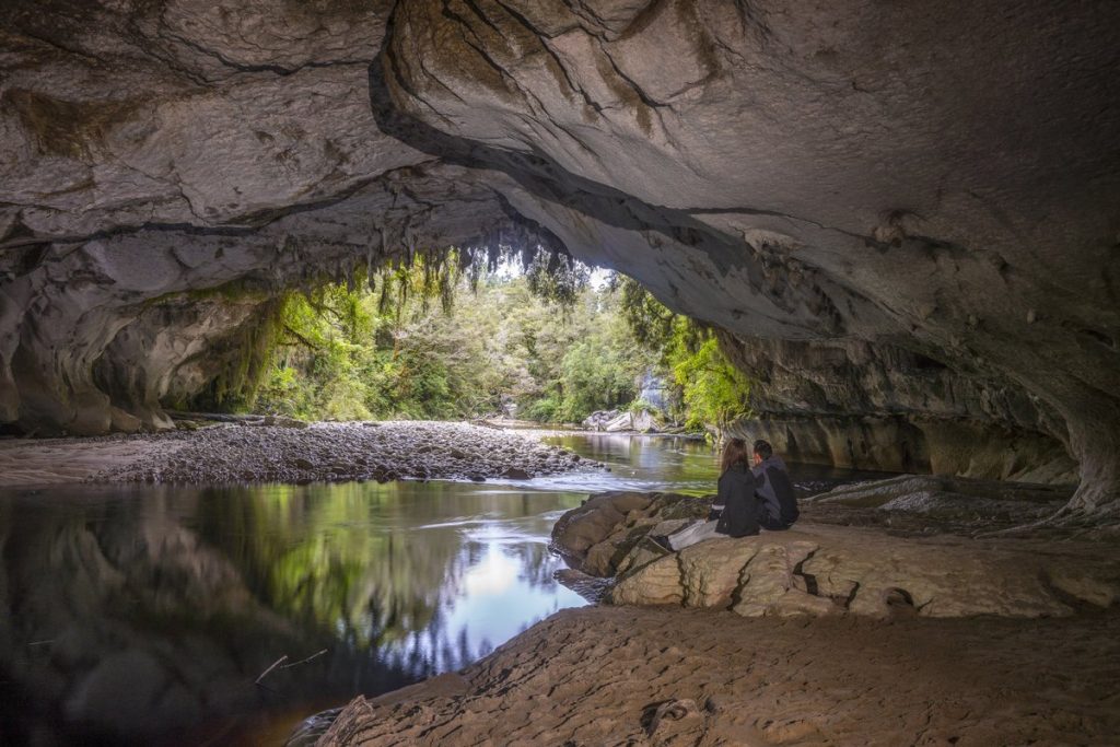 Oparara Arches, grottes, cote ouest nouvelle-zelande