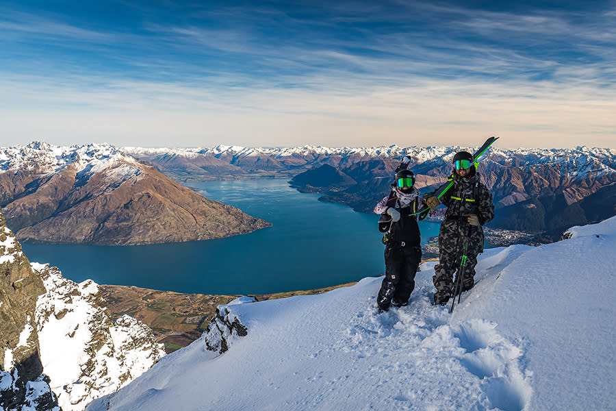 Nouvelle zelande ski ile du sud The remarkables