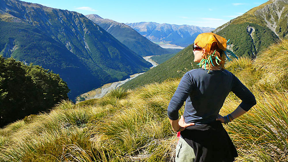 Randonnée dans parc national Arthur's Pass
