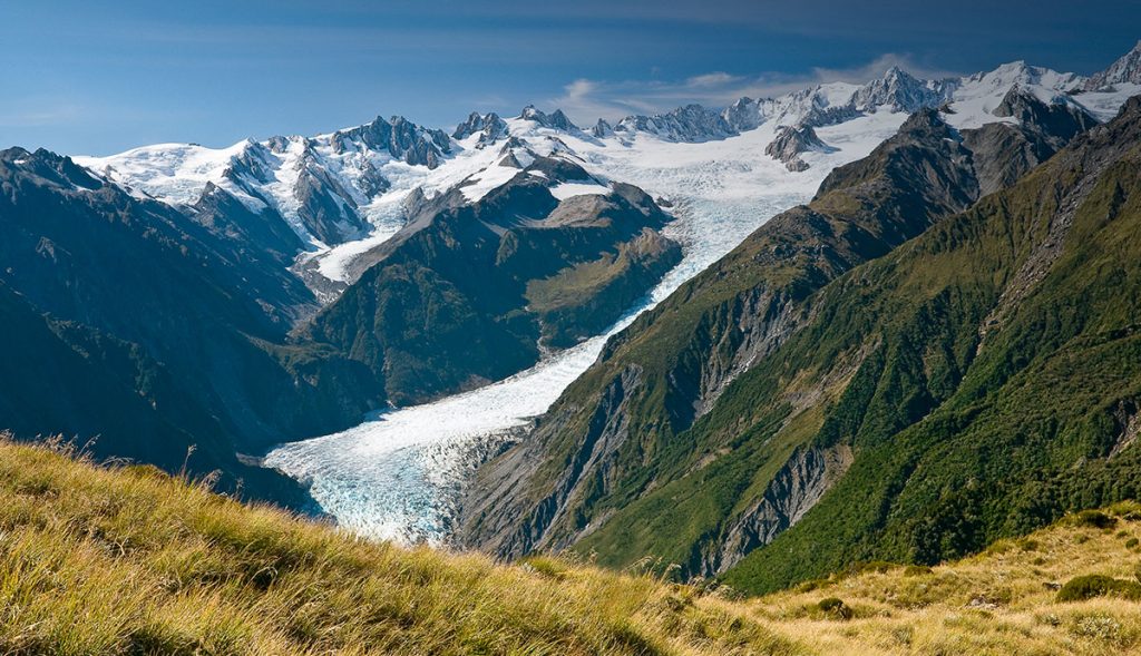Parc national te Tai Poutini glaciers
