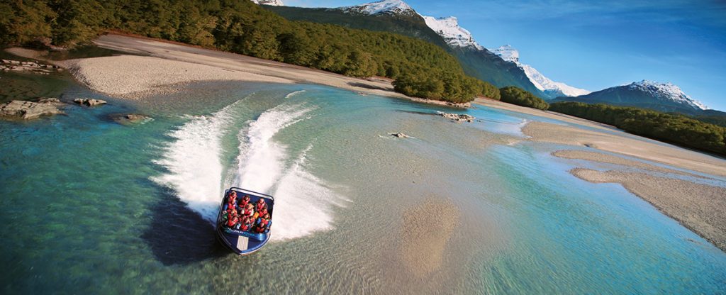Bateau rapide jetboat Nouvelle zelande