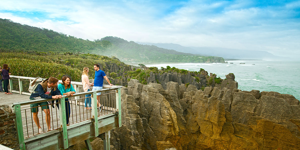 Les pancake rocks de Punakaiki 