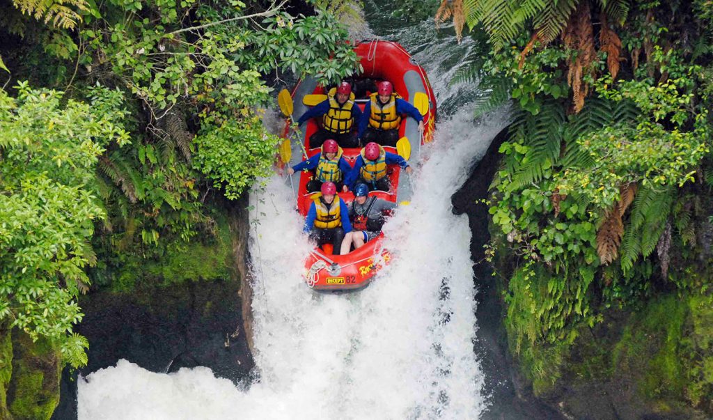 Rafting en nouvelle-zélande rotorua
