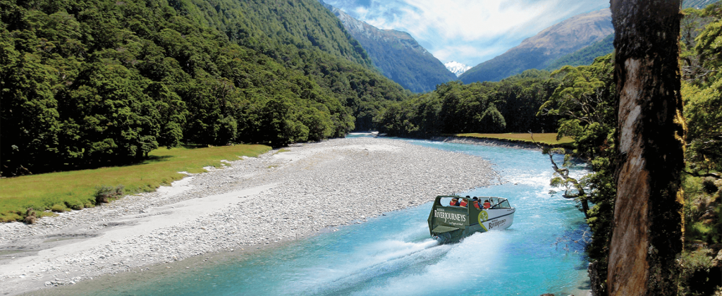 Matukituki jetboat Wanaka