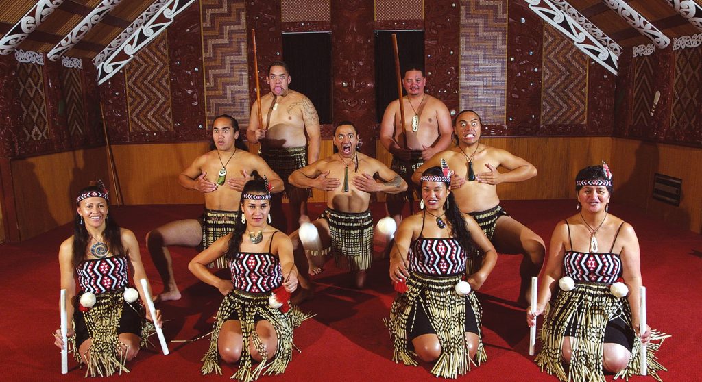Spectacle maori à te Puia