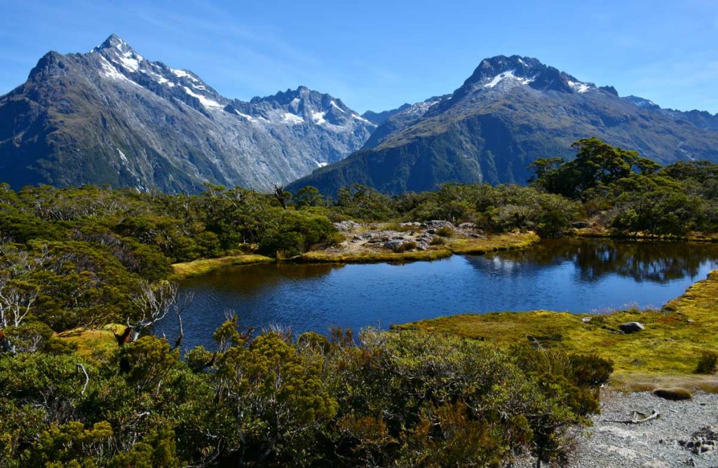 Key Summit sentier NZ
