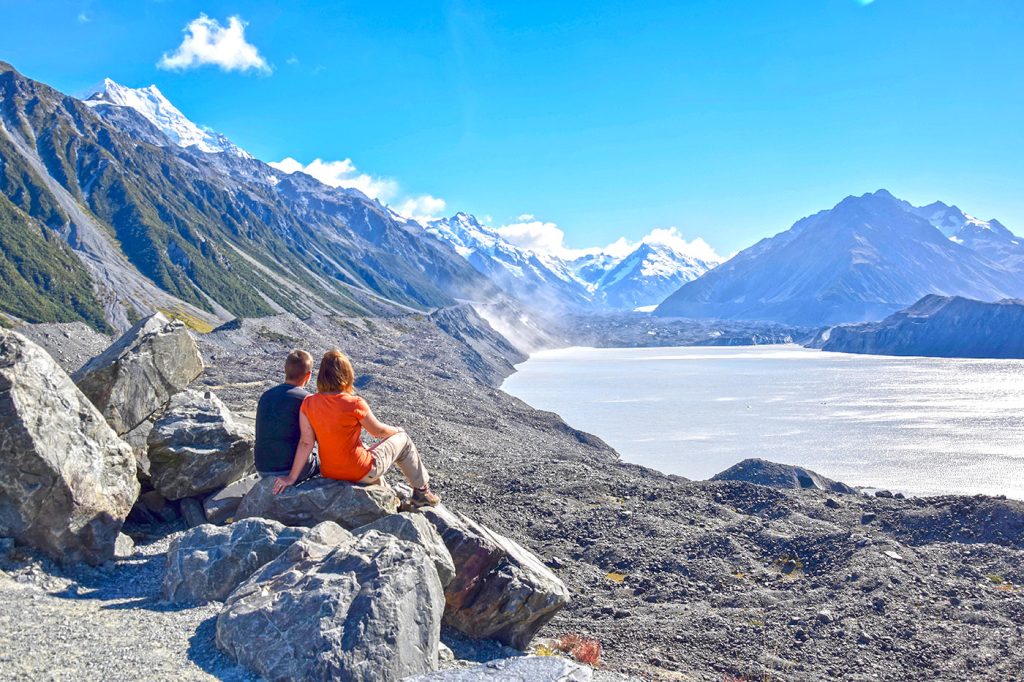 Tasman Glacier Nouvelle Zelande