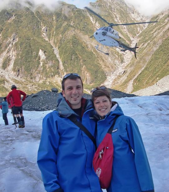 Alexandra & Quentin à Franz Josef glacier