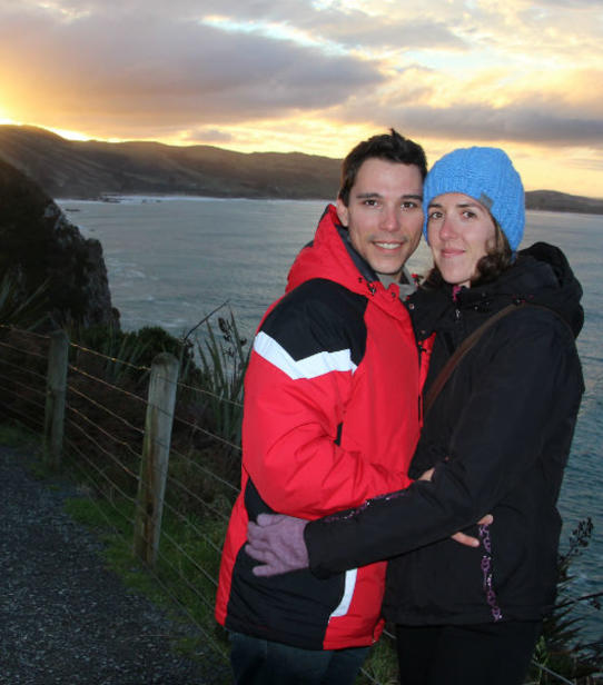 Alexandre et Caroline en voyage de noces