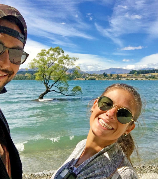 Anthony et Diane au lac Wanaka