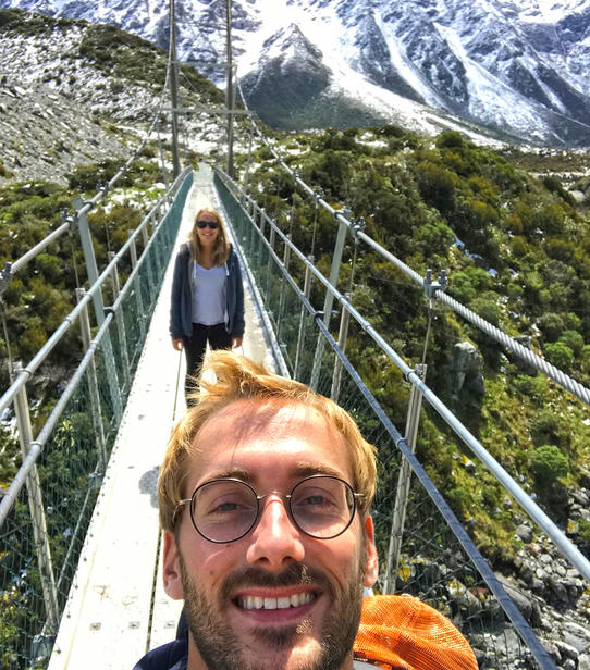 Benjamin et Laure au Mont Cook