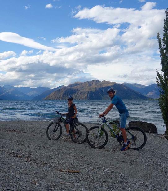 Bruno et Françoise au lac Wanaka