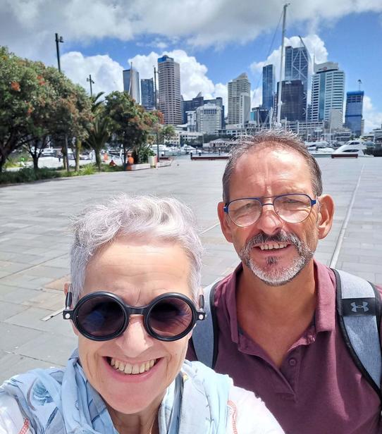 Chantal et Pascal à Auckland