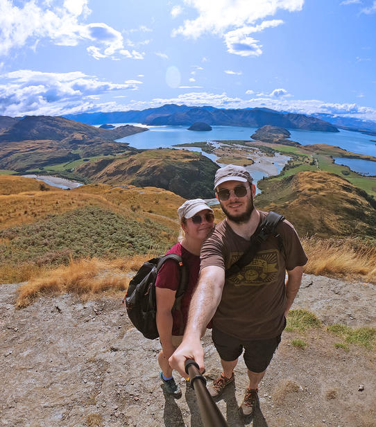 Damien et Sandrine à Diamond Lake