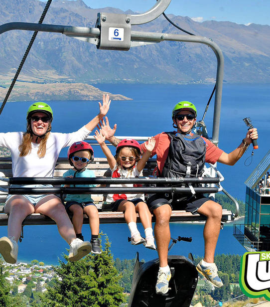 Dorian en famille à Queenstown