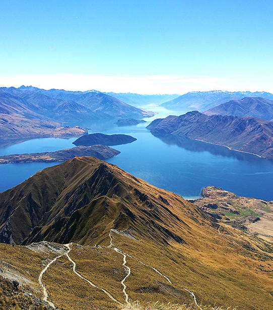 Du haut de Roys Peak à Wanaka par Amar Jetshan