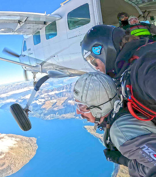 Client chute libre Nouvelle zelande