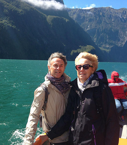 Françoise et Gilles à Milford Sound