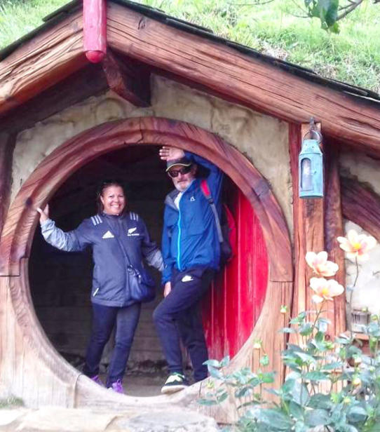 Françoise et Marcel à Hobbiton