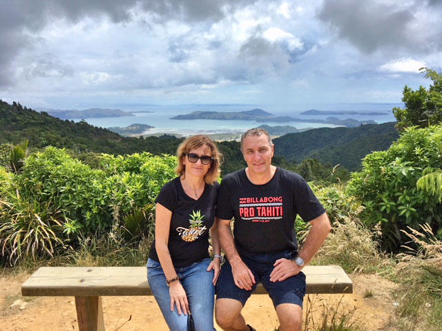 Frédéric et sa femme dans le Coromandel