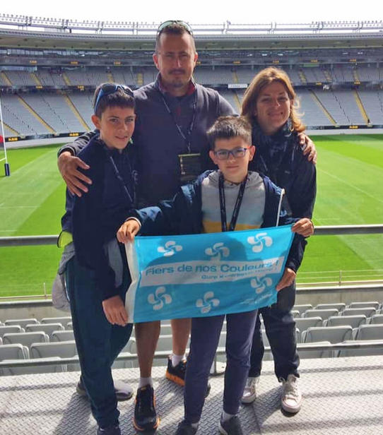 Guillaume en famille à Eden Park